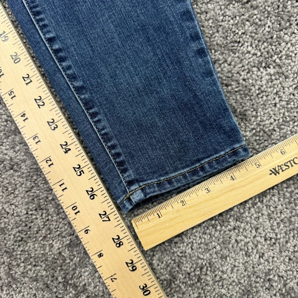 Eddie Bauer Jeans Womens 10 Blue Slightly Curvy High Rise Skinny Stretch Casual - Picture 5 of 9